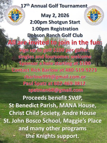 golf outing KofC 2026